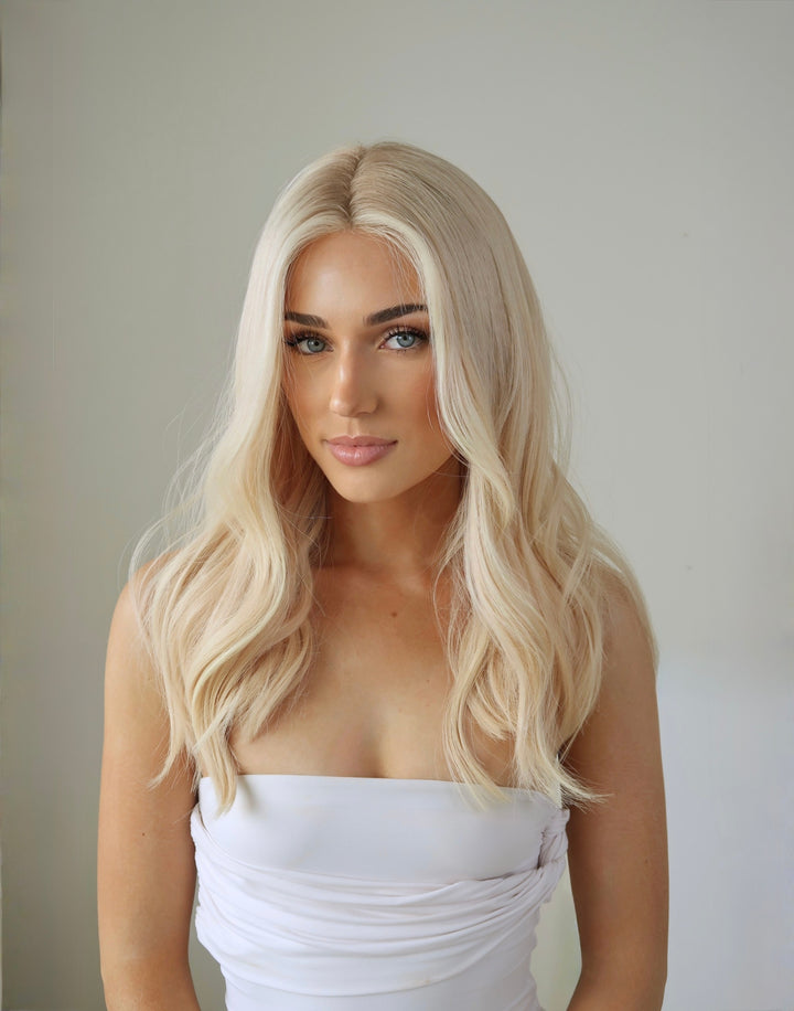 Pearle | Pearl Blonde Remy Human Hair Wig | 20"